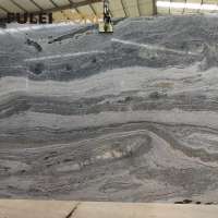 Luxury River Blue Granite Slab for Project