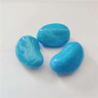 World best selling coloured 17-19mm pebble home&garden decoration stone glass gems