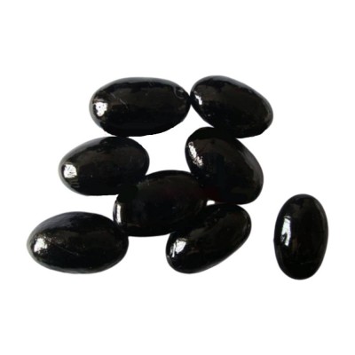 Factory direct sales 1-35 mm and up polished black pebble