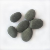 dark grey unpolished natural river stone