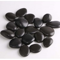 black polished pebble