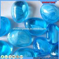 Professional manufacturer crystal red glass pebble stone,natural river pebble and cobble stone,white quartz pebble stone