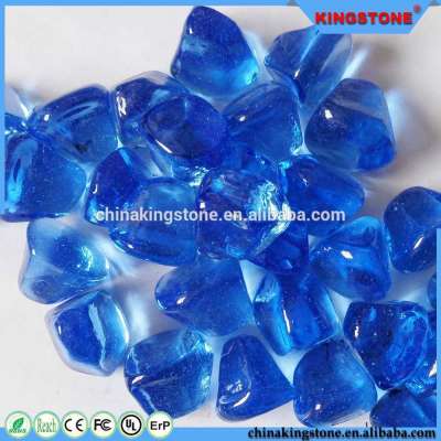 Volume supply blue river stone pebble,multicolor pebble river stone,transparent yellow pebble