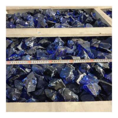 Newest excellent quality tumbled glass cullet for garden