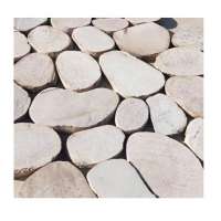 Natural River round pebble stone cut paver